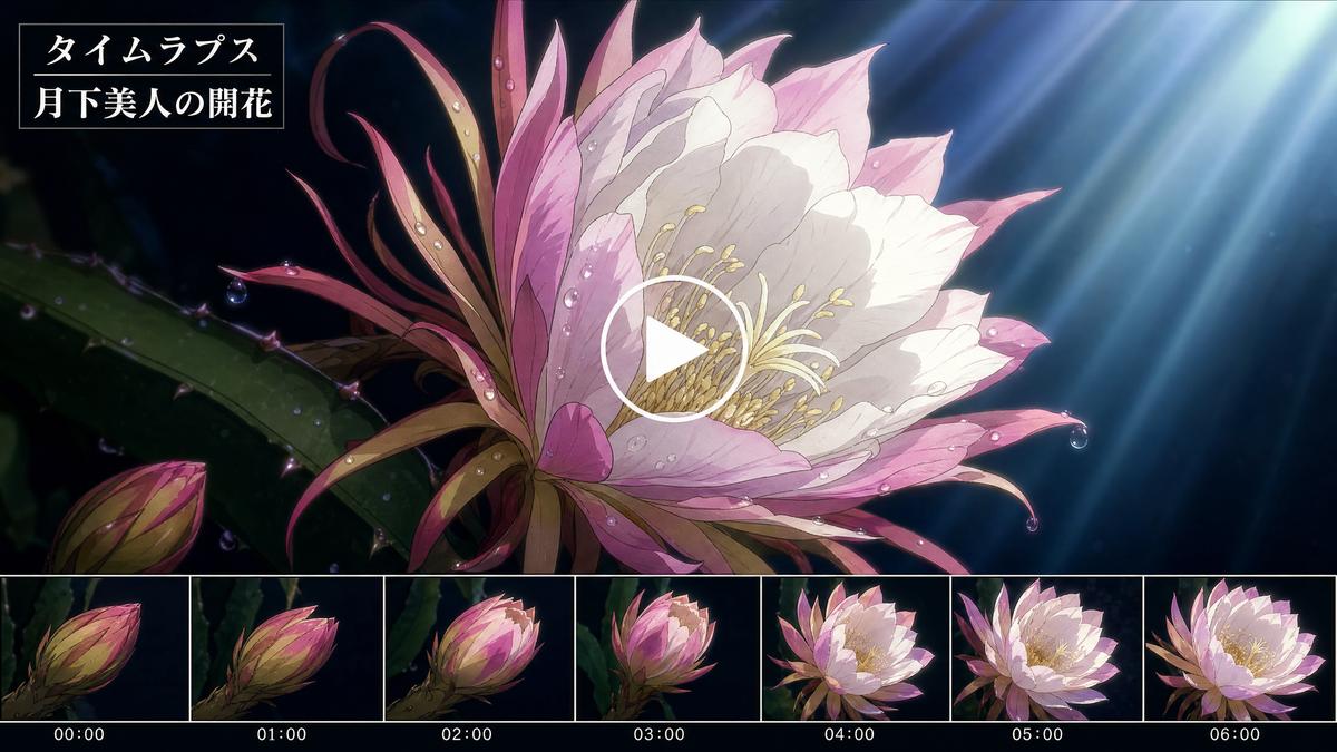 大象传媒大象传媒动漫视频-花朵绽放延时摄影